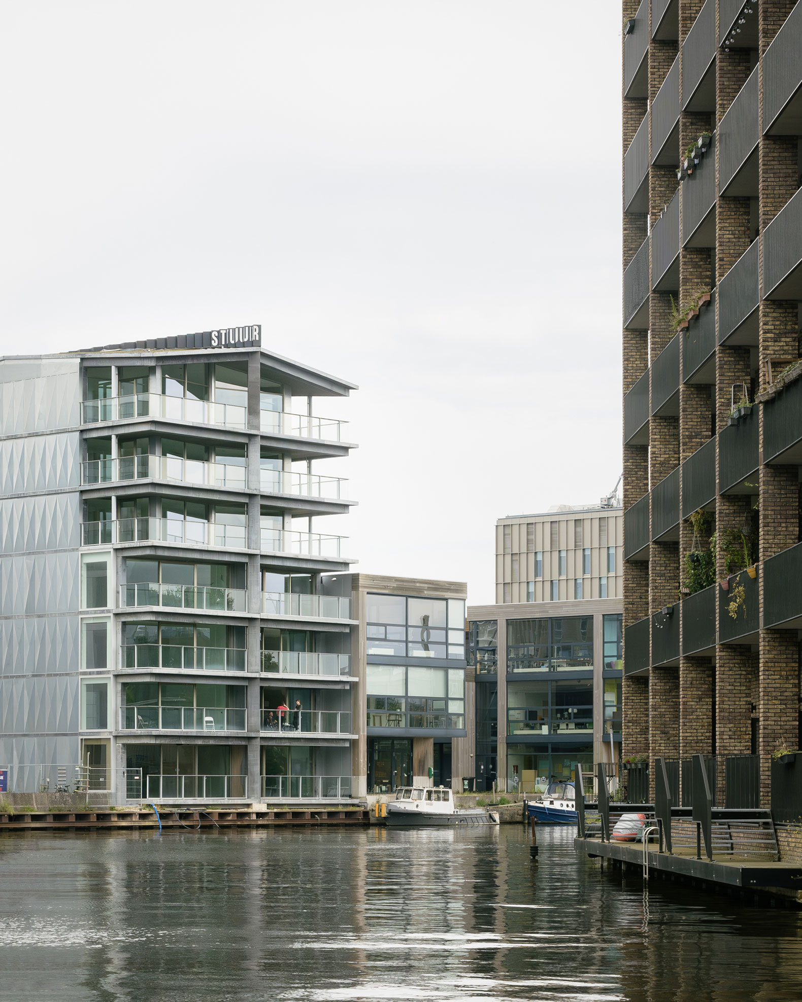 Tolhuiskade residential building by Civic Architects. Photograph by Stijn Bollaert.