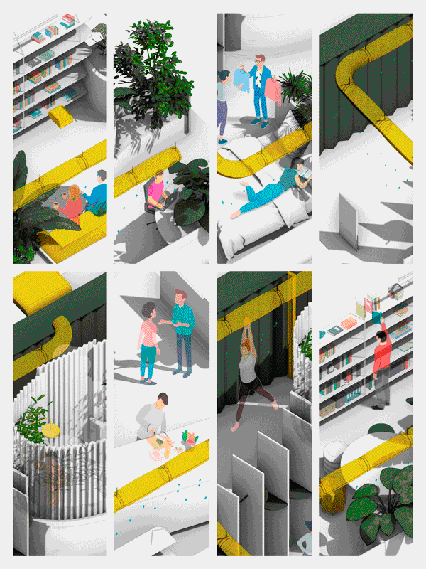 Corrigan estudio por Corrigan Arquitectos. 