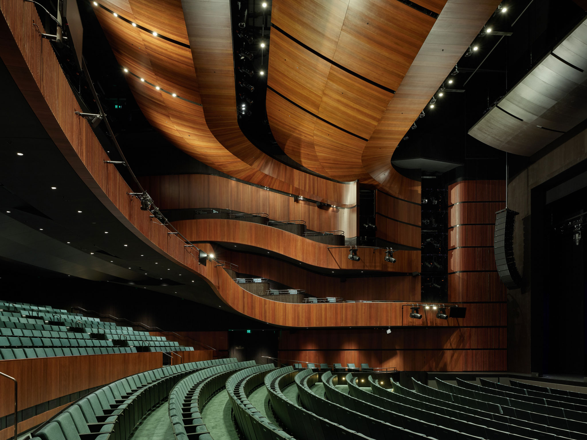 QPAC Glasshouse Theatre by Snøhetta and Blight Rayner Architecture. Photograph by David Kelly.