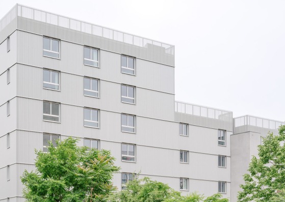 Student residence in Cergy by graal. Photograph by Giaime Meloni