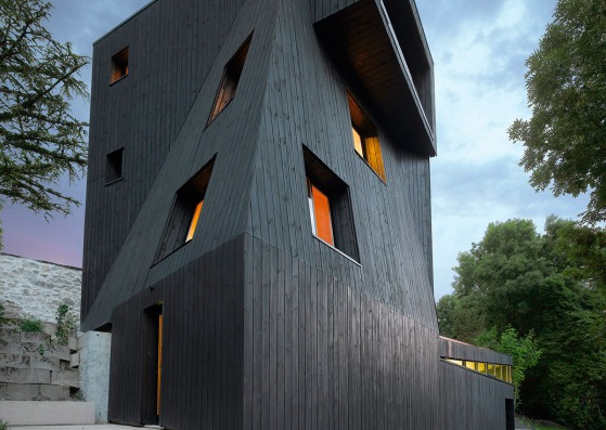 Saint-Ange Residency by Studio Odile Decq. Photograph © Roland Halbe