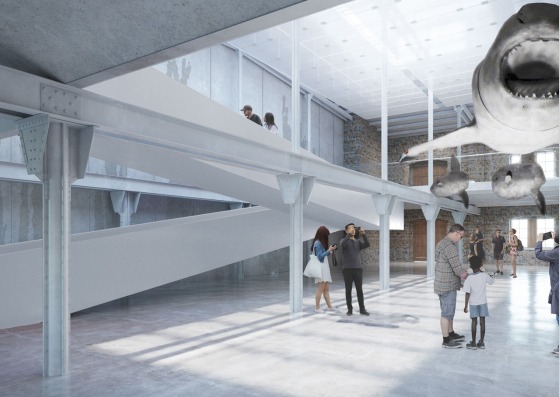 Trieste Sea Museum by Guillermo Vázquez Consuegra. Visualitation courtesy of Guillermo Vázquez Consuegra
