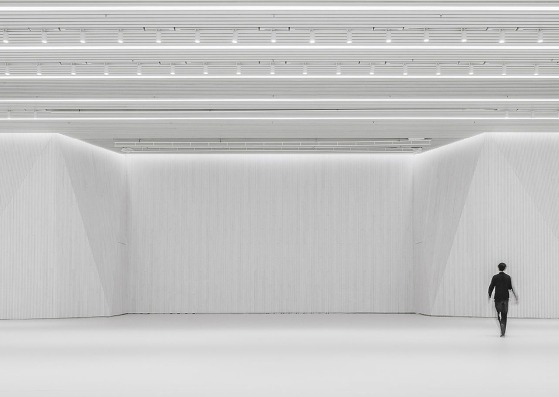 Sala Multi-funcional. Renovación de la Sala Multi-funcional en CAFA por Han Wenqiang y Zhao Yang. Fotografía por Jin Weiqi