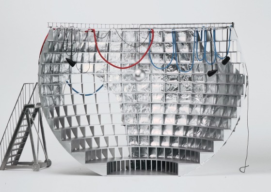 Ball Theater, model. Image courtesy of Muoto + Georgi Stanishev et Clémence La Sagna