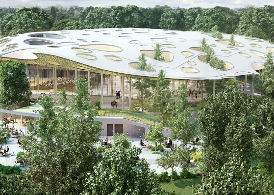 Nuevas visualizaciones. Casa de la Música Húngara por Sou Fujimoto. Imagen cortesía de House of Hungarian Music