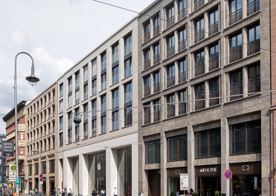 Rosenthaler Strasse 43-45 by Tchoban Voss Architekten. Photograph by Stefan Mueller