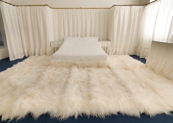 Ways to Modernism. Josef Hoffmann, Adolf Loos, and Their Impact. MAK Exhibition Hall. Adolf Loos, Bedroom in the Lina and Adolf Loos apartment, Vienna, 1st district, Bösendorferstraße 3, 1903 (reconstruction). Photograph © Peter Kainz/MAK