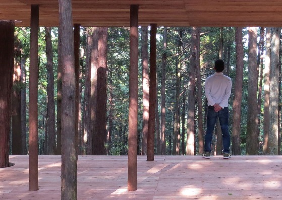 In Between. Hinoki + Sugi pavilion by Iván Juárez. Images courtesy of Iván Juárez
