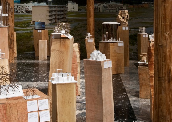 Vista de la instalación: Pabellón de Japón. XIII Bienal de Arquitectura de Venecia del 2012. Fotografía © Naoya Hatakeyama