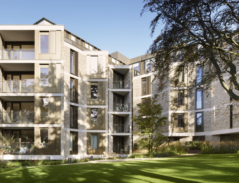 "The Oren" residential complex by Stanton Williams. Photograph by Jack  Hobhouse