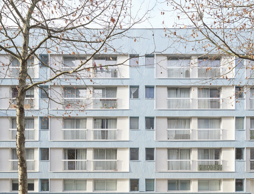 Thermal rehabilitation of a 49-unit apartment building by graal. Photograph by Giaime Meloni