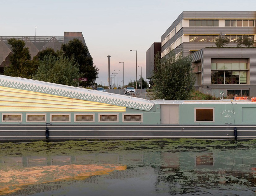 Floating church (and community HUB) by Denizen Works. Photograph by Gilbert McCarragher