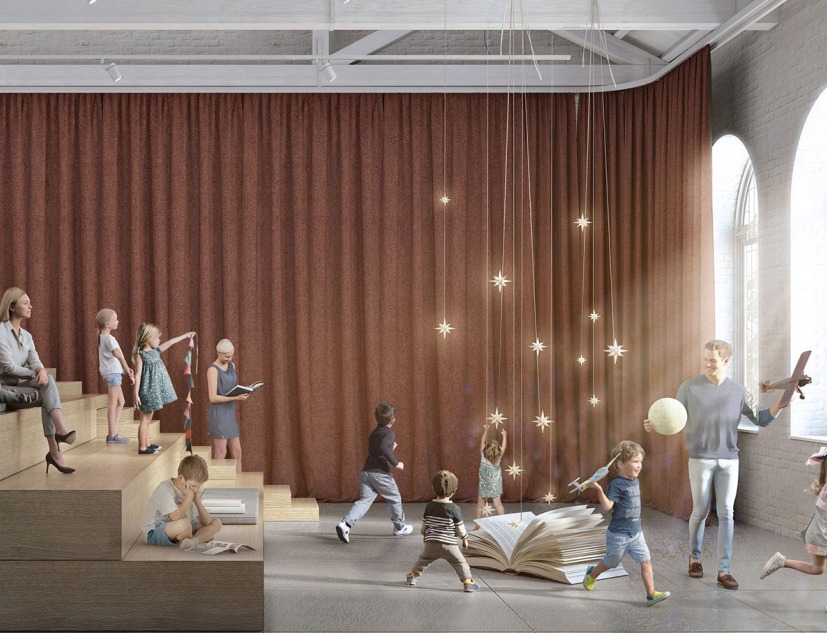 Refurbishment of the Lope de Vega Theatre by Paredes Pedrosa + Contextos de Arquitectura y Urbanismo. Rendering by Paredes Pedrosa + Contextos de Arquitectura y Urbanismo