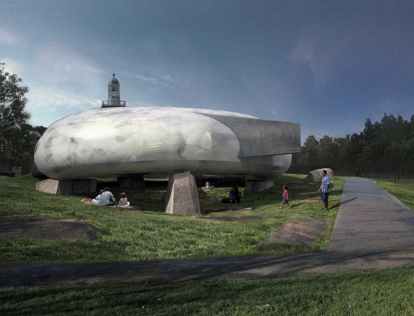 Pabellon 2014 de la Serpentine Gallery. © 2014 Smiljan Radic Studio. Cortesía de Serpentine Gallery