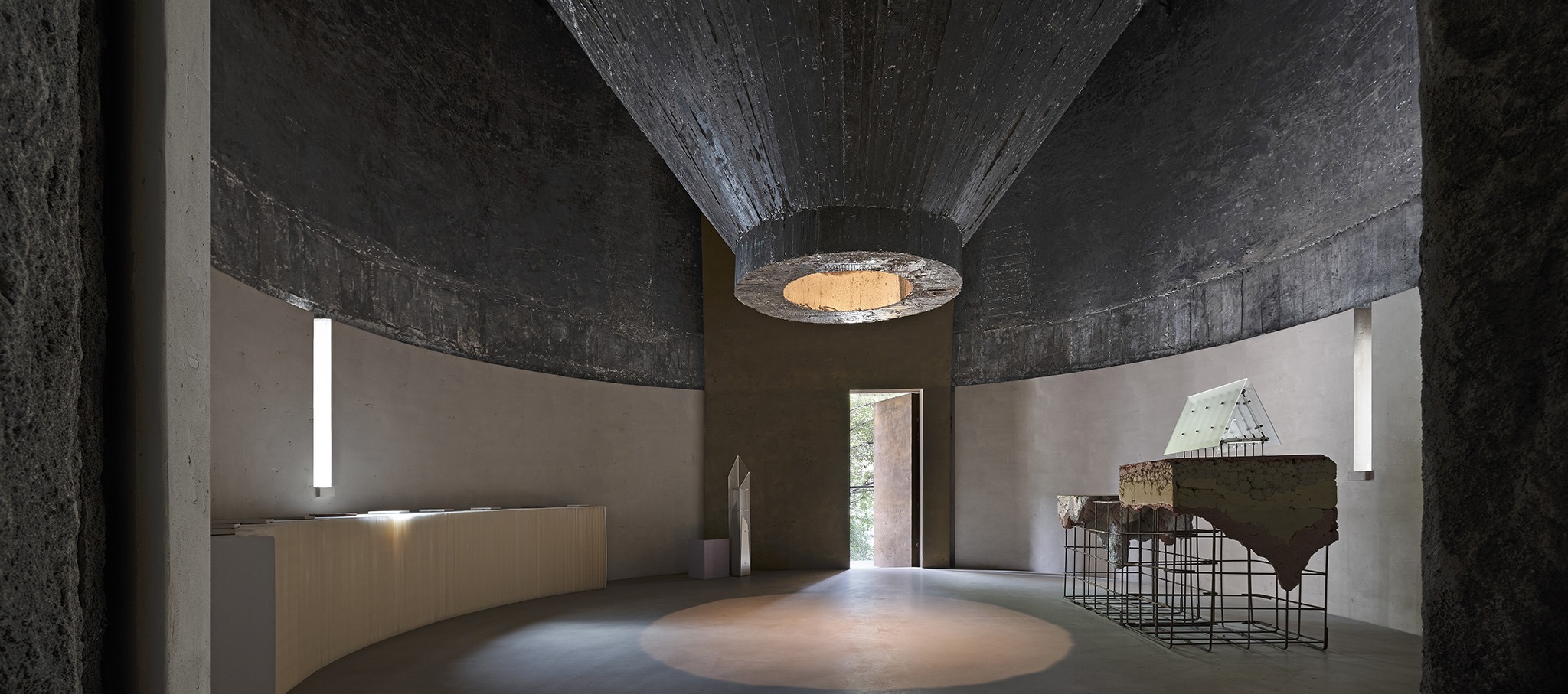 Fripiece, Laboratorio de texturas por AD ARCHITECTURE. Fotografía por Ouyang Yun. Fripiece, Laboratorio de texturas por AD ARCHITECTURE. Fotografía por Ouyang Yun.