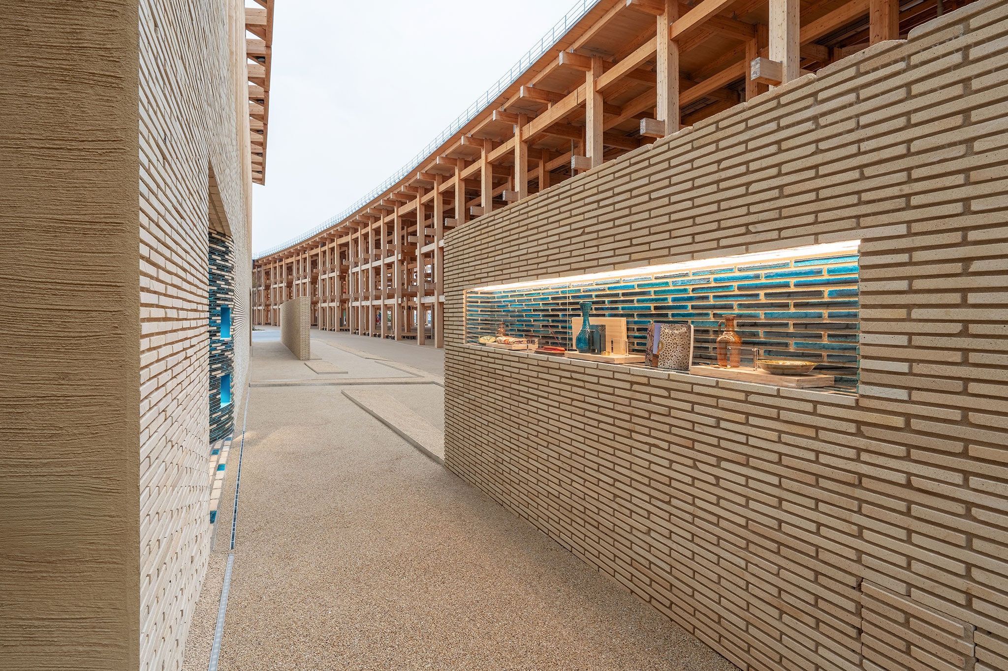 National Pavilion Uzbekistan, Expo 2025 by Atelier Brückner. Photograph by Josef Sindelka. National Pavilion Uzbekistan, Expo 2025 by Atelier Brückner. Photograph by Josef Sindelka.