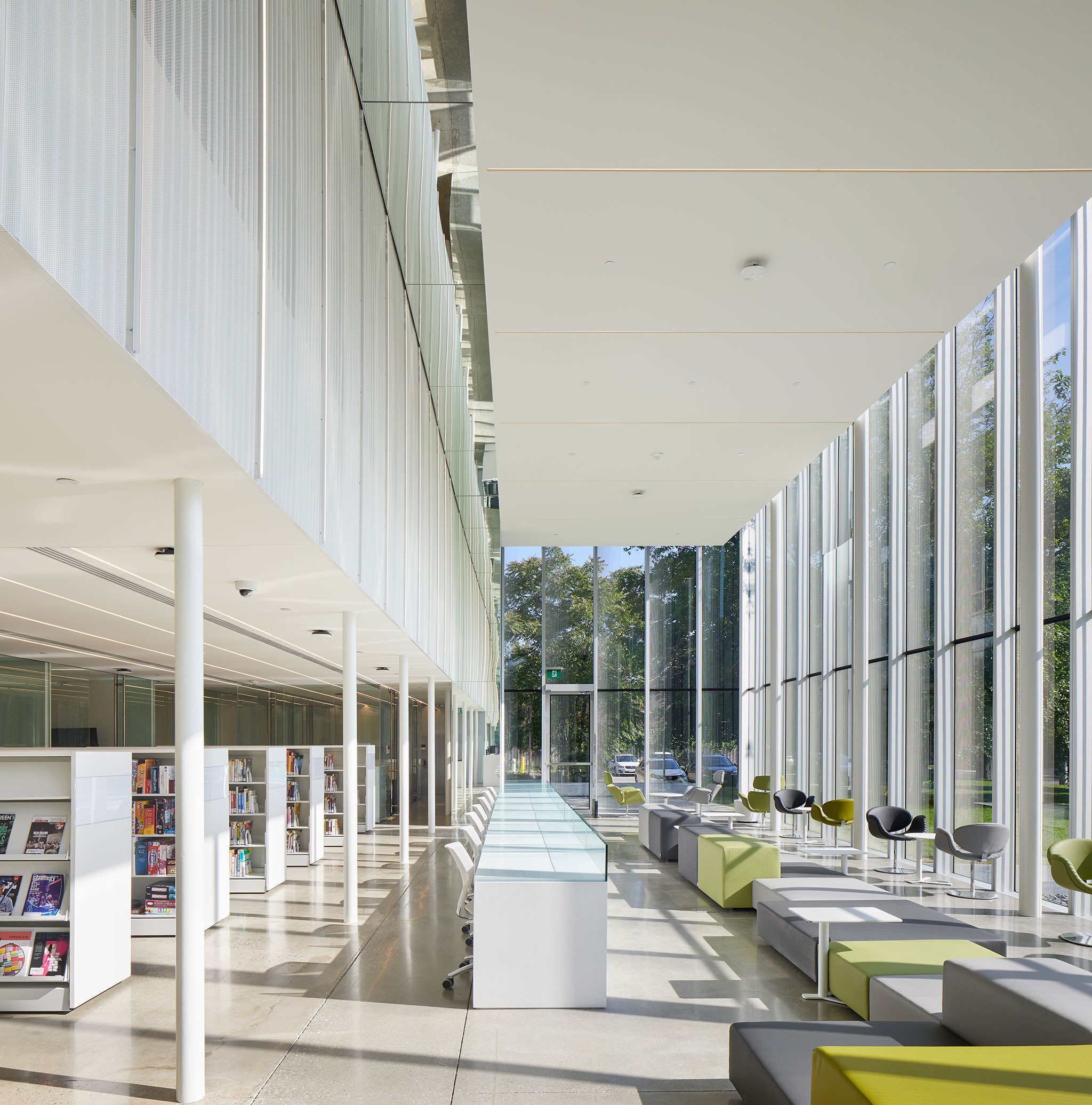 Centennial College’s Story Arts Campus Library by RDHA. Photograph by Tom Arban. Centennial College’s Story Arts Campus Library by RDHA. Photograph by Tom Arban.