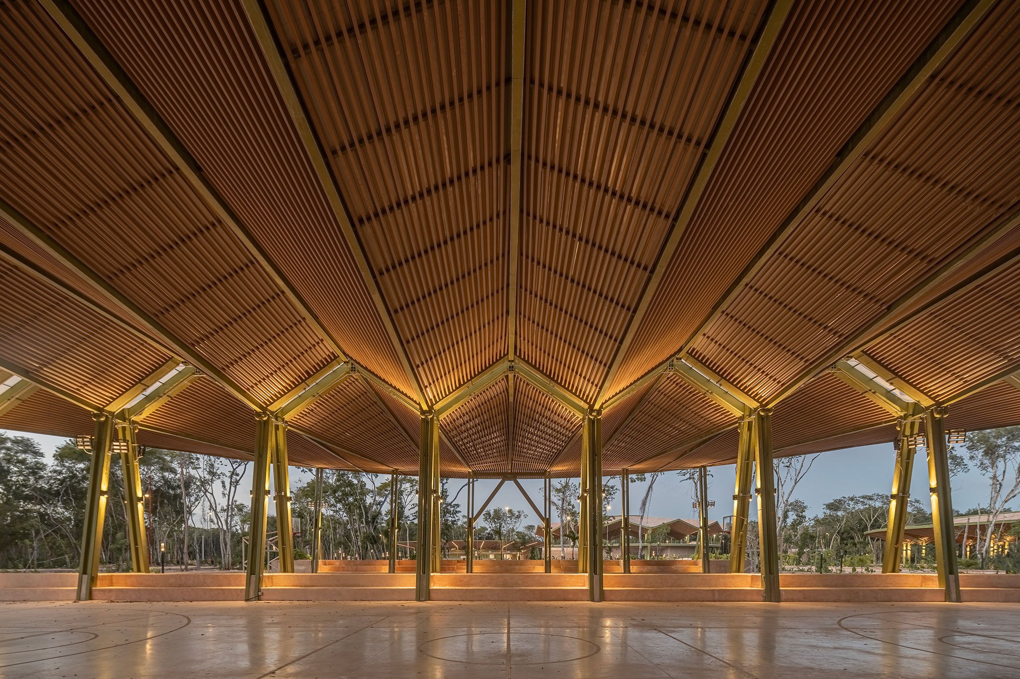 Canchas. Quintana Roo Park by Aidia Studio. Photography by Andrés Cedillo Canchas. Quintana Roo Park by Aidia Studio. Photography by Andrés Cedillo