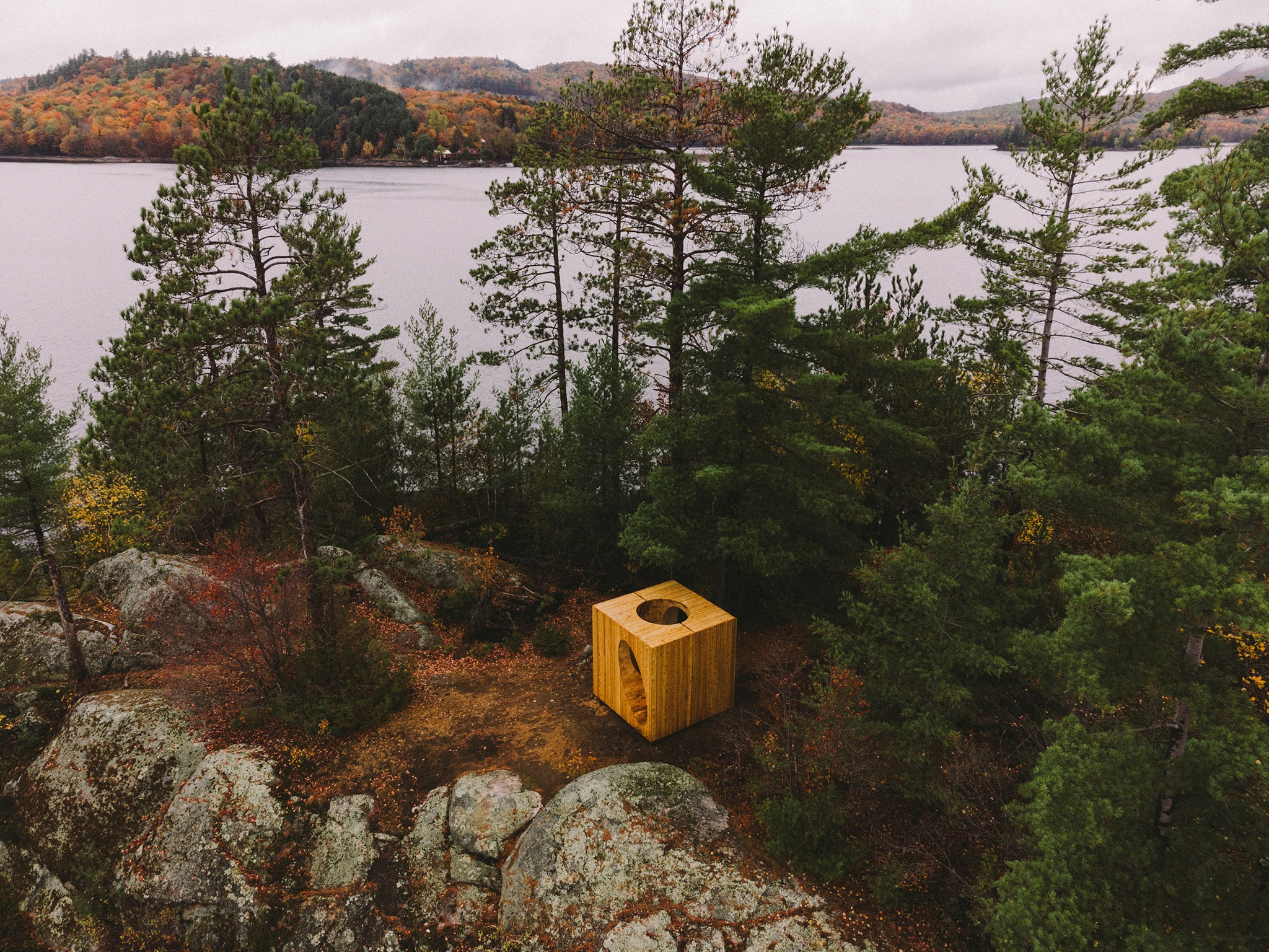 "Faire le vide" by Luca Fortin and Atelier Mock/up. Photograph by Karma Photographie "Faire le vide" by Luca Fortin and Atelier Mock/up. Photograph by Karma Photographie
