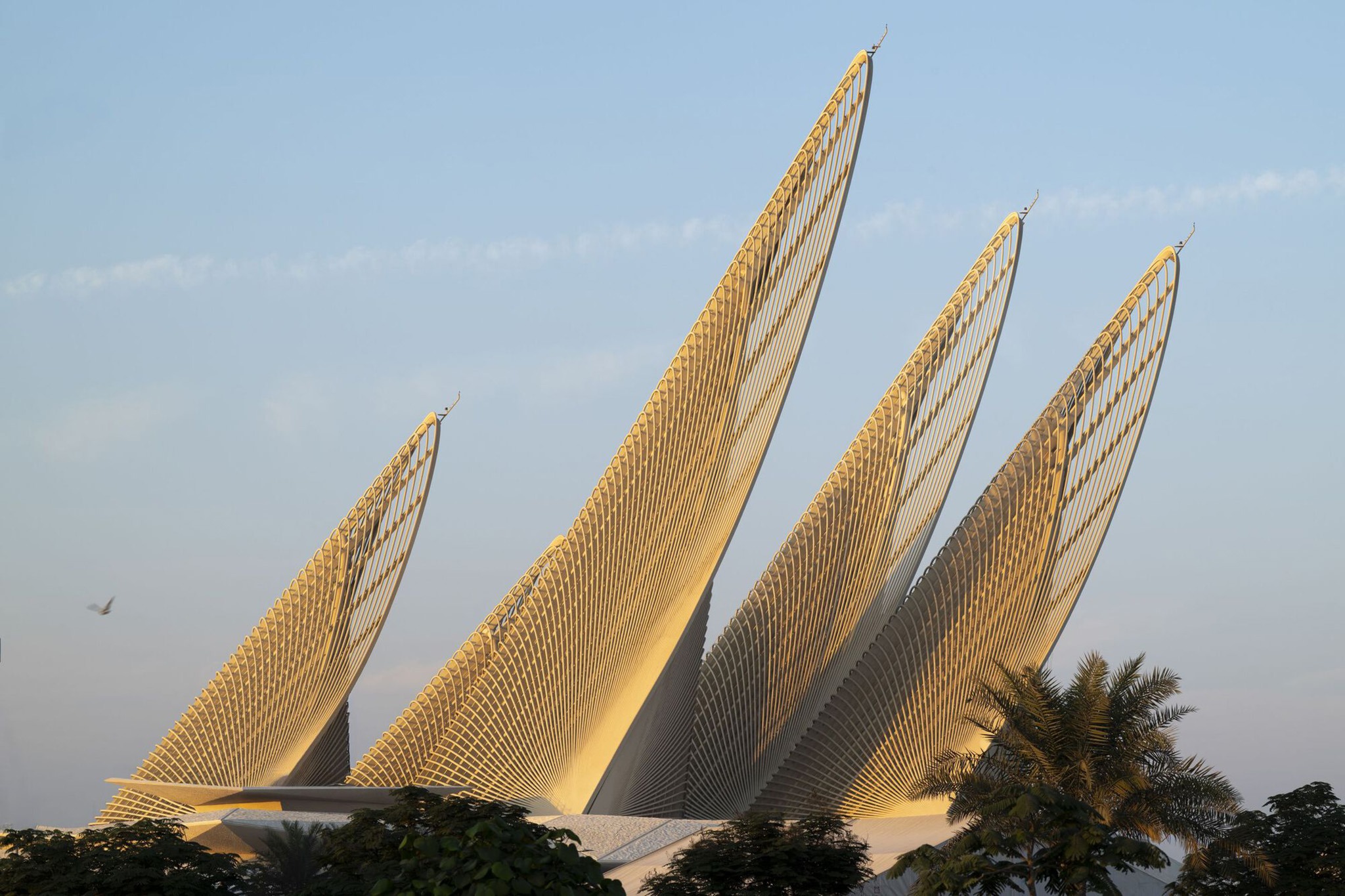 Zayed National Museum by Foster + Partners. Photograph by Nigel Young.