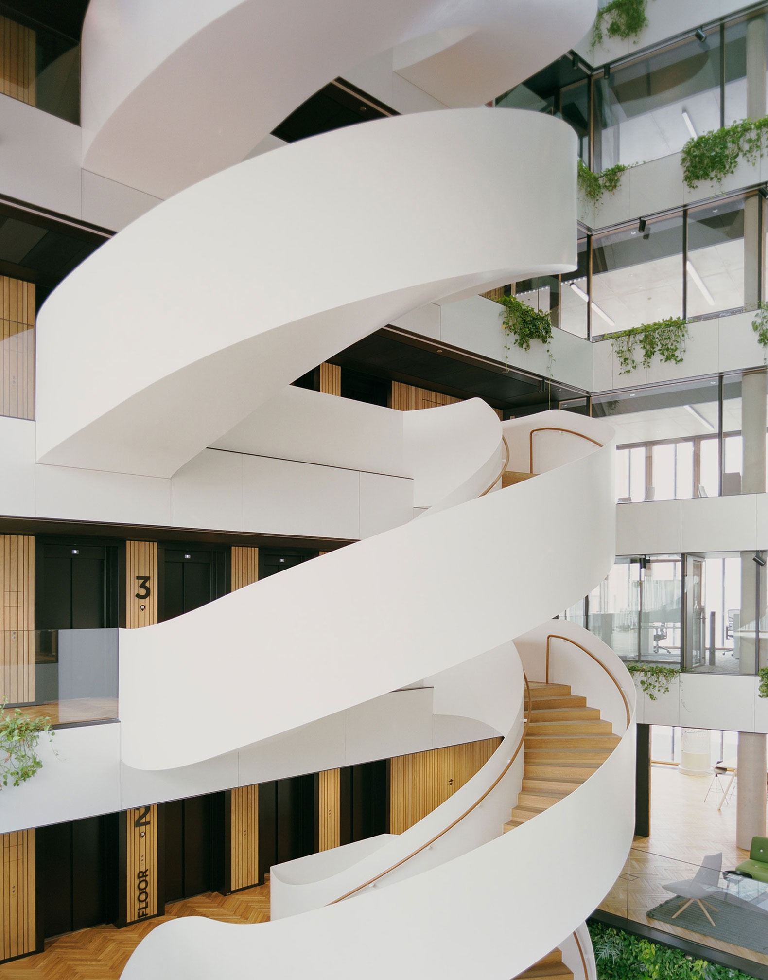 «Post Headquarters - Helix» por Metaform. Fotografía por Simon Menges y Nino Tugushi.