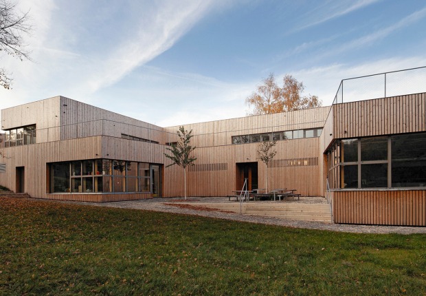Fulnek Kindergarten by XTOPIX architekti + Simona Ledvinková. Photograph by Ondřej Tylčer