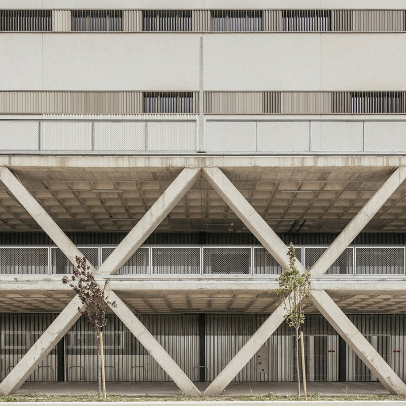 Ontinyent Hospital by Contell-Martínez and Manuel Vega. Photograph by Alejandro Gómez Vives