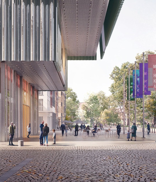 Nuevo Museo de Arte Contemporáneo de Amberes (M HKA) por Christ & Gantenbein + Bovenbouw Architectuur.