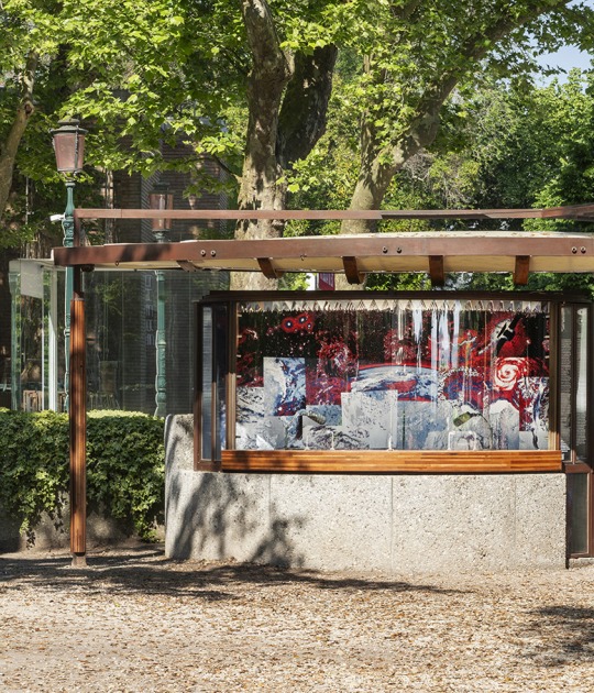 Biglietteria Scarpa ticket office by UNA-UNLESS. Photograph by Melania Dalle Grave, DSL Studio