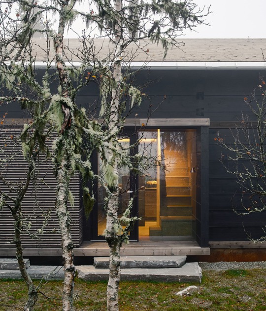 "Cabin 3PR - Tre │ på │ rad" by R21 Arkitekter. Photograph by Ruben Ratkusic