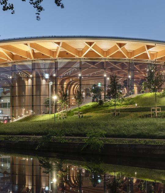 "World of Volvo" by Henning Larsen. Photograph by Rasmus Hjortshøj