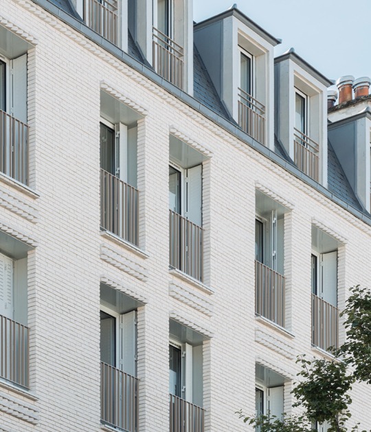 24 Social Housing Units by Prinvault Architectes. Photograph by Nicolas Trouillard 