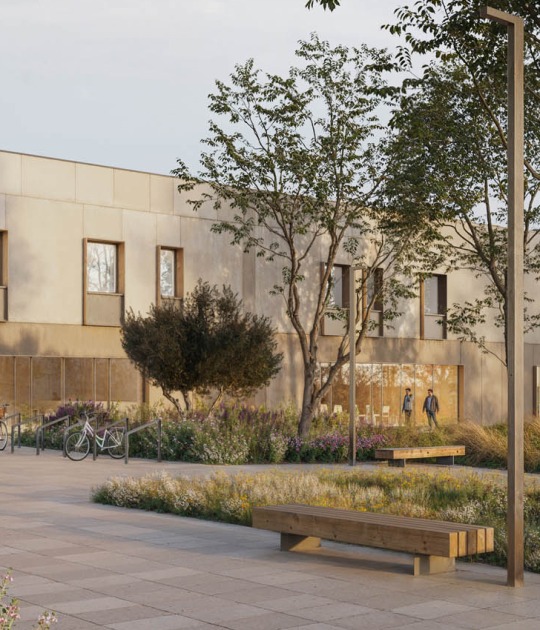 Campus Biosanitario de Ciudad Real por Ramón Esteve Estudio. Visualización por Tudi Soriano, Guido Bolognini, Drawfield