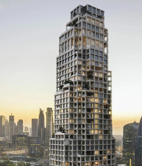 Rendering. Janu Dubai by Herzog & de Meuron