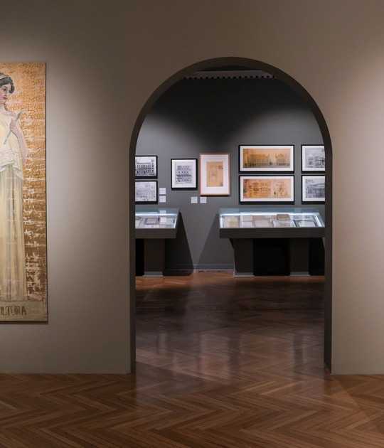 "The House of Arts. Open since 1926." Exhibition at the Círculo de Bellas Artes. Photograph by Miguel Balbuena