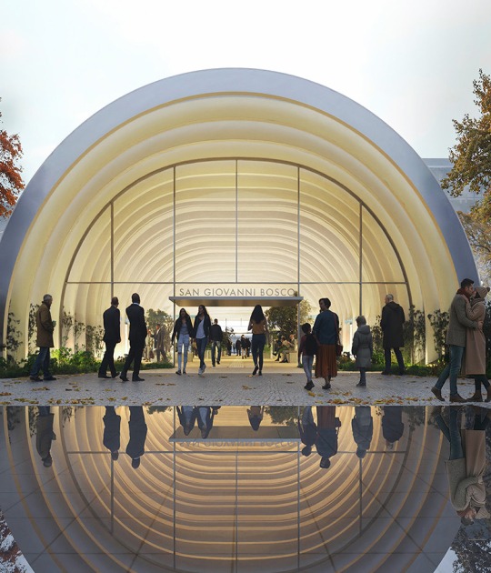 Estación de San Giovanni Bosco de la UNS. Visualización por HISM. Imagen cortesía del Comisionado Extraordinario Chiaia