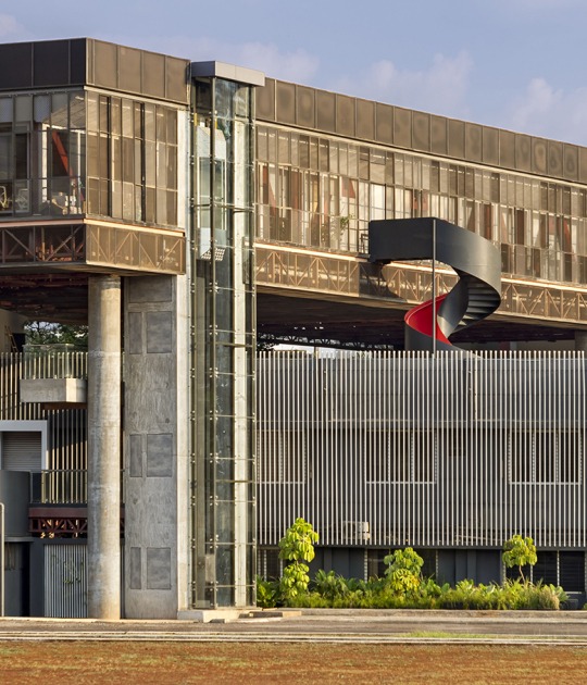 "Hoverspace" Extension to the KLE Society Head Office by Thirdspace. Photograph by Andre J Fanthome