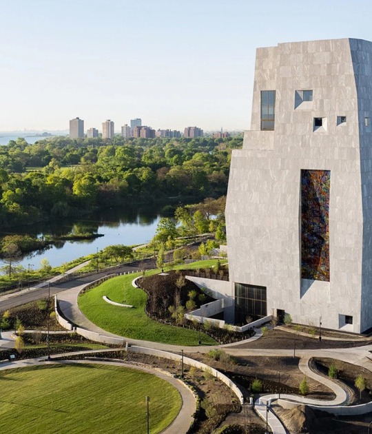 The Obama Presidential Center Museum in Chicago, IL, on Thursday, May 14, 2026. Photography by Angie McMonigal. Courtesy of The Obama Foundation