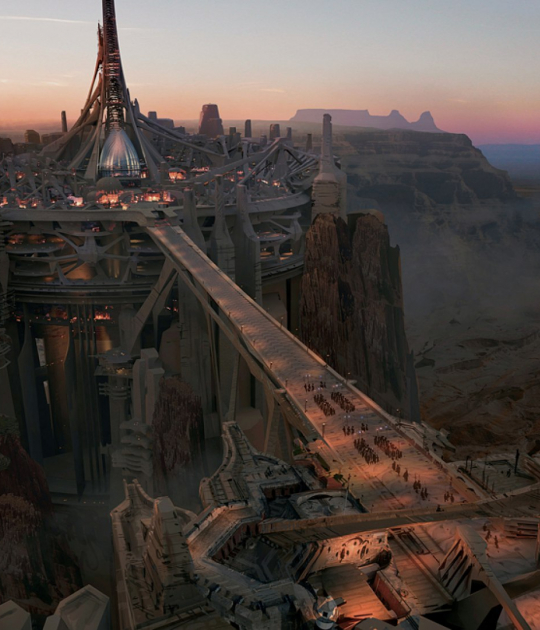 "JOHN CARTER" The city of Helium, also referred to as "The Jewel of Barsoom (Mars)," is the home of Princess Dejah Thoris. Author: Ryan Church. ©2011 Disney. JOHN CARTER™ ERB, Inc