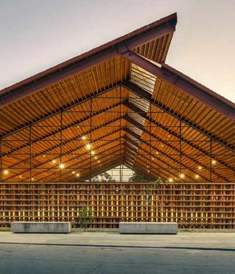 Music house by COLECTIVO C733. Photograph by Yoshihiro Koitani