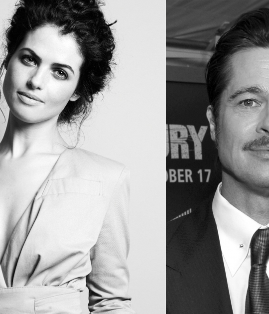 Brad Pitt and Neri Oxman