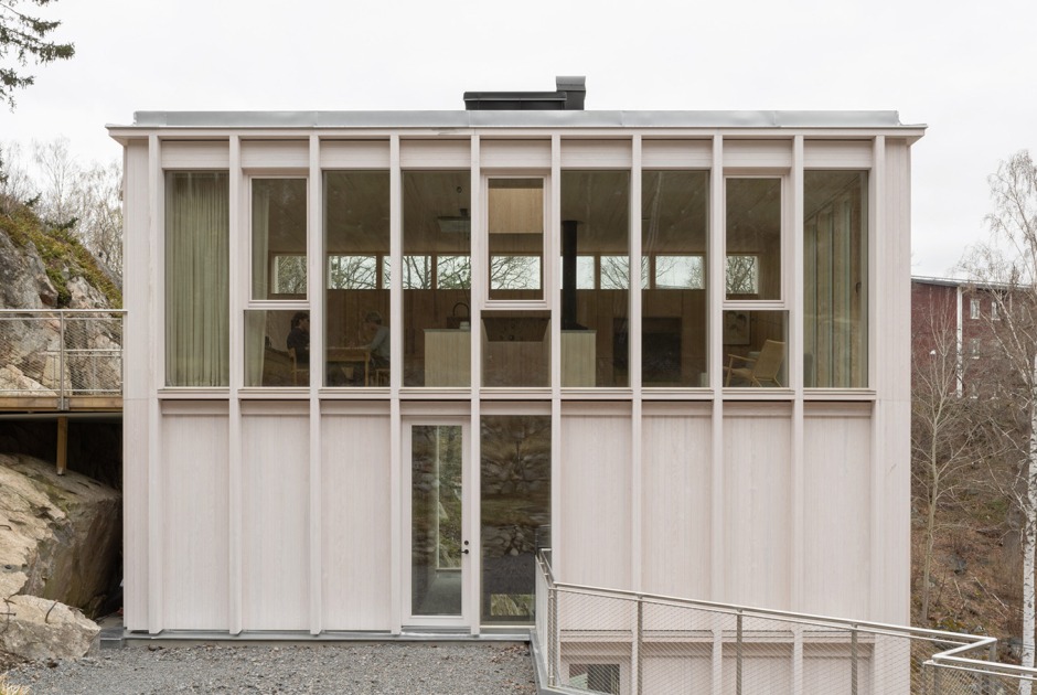 Ravine House by Kolman Boye Architects. Photograph by Johan Dehlin