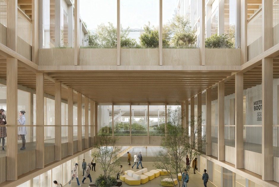 "Ágora Verde" by Magén Arquitectos. Rendering by Bigshots