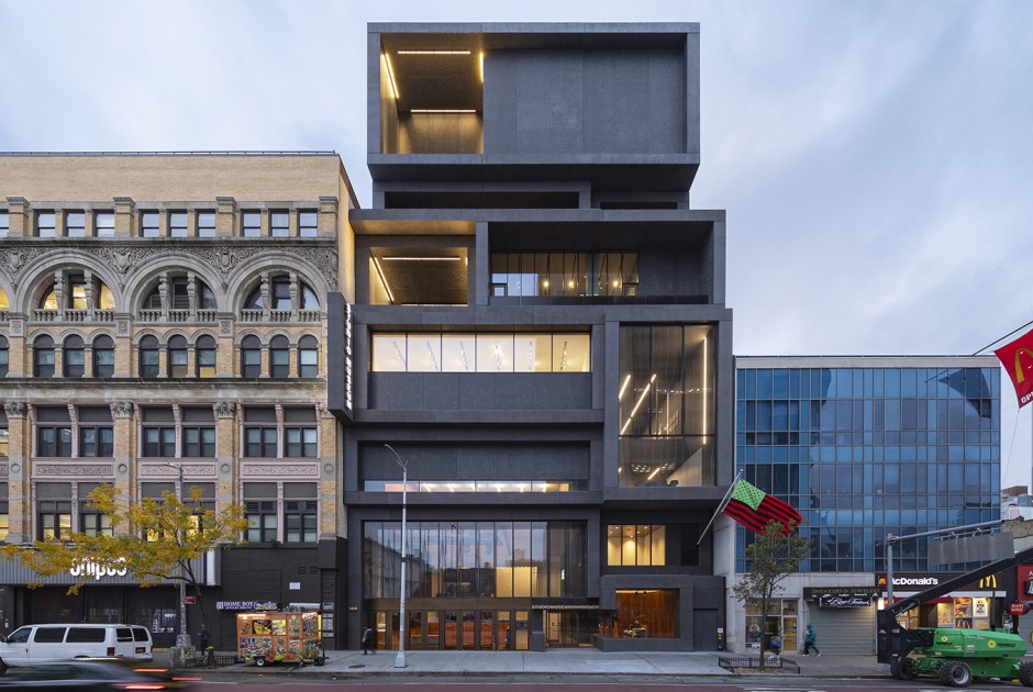 Exterior View of the Studio Museum in Harlem's New Building. Courtesy Studio Museum in Harlem. Photograph by Dror Baldinger