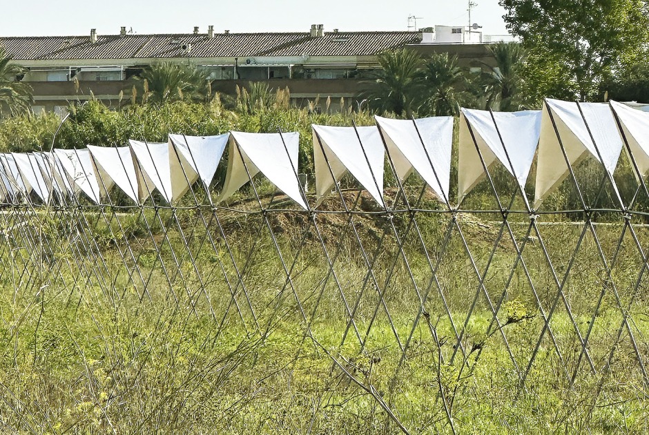 Pabellón 100 metros lineales by Pablo Paradinas Sastre and Eletres Studio. Photograph by Pablo Paradinas Sastre and Eletres Studio 