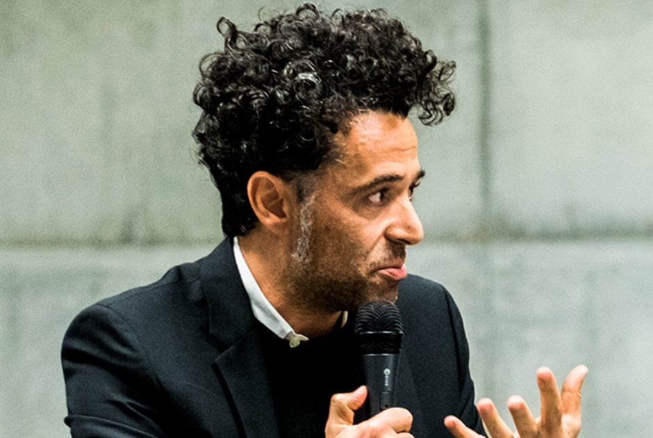 Joaquim Moreno. Photograph by Pedro Sadio. Courteys of Lisbon Architecture Triennale