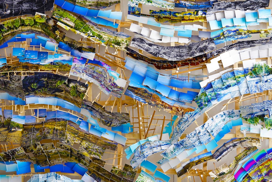 "Deconstrucción Natural" exhibition by Isidro Blasco. Photograph by Isidro Blasco