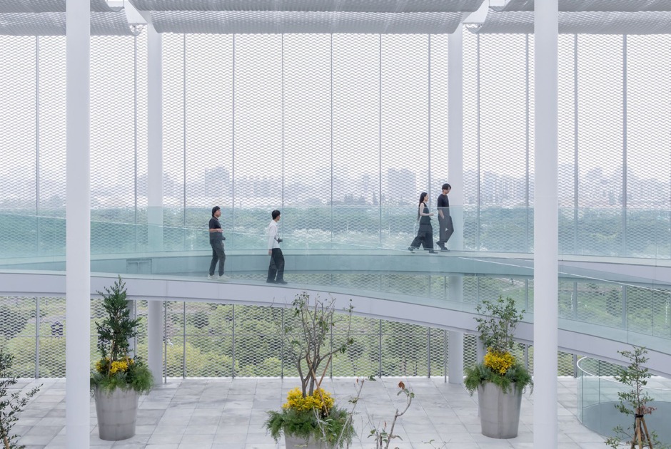 Taichung Green Museumbrary by SANAA. Photograph by Iwan Baan
