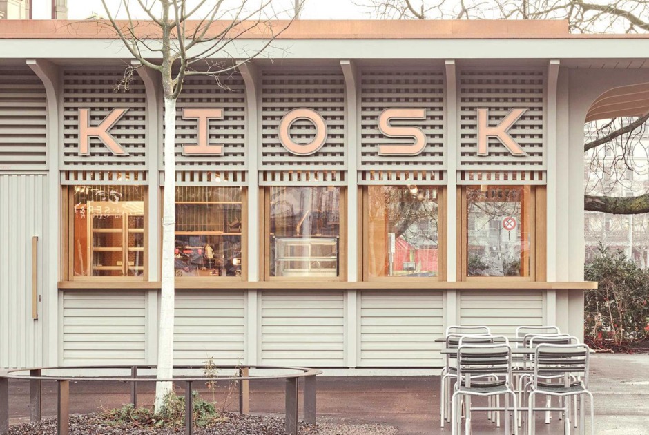 Quiosco en Bürkliplatz por Schmid Ziörjen Architects. Fotografía por Lukas Murer