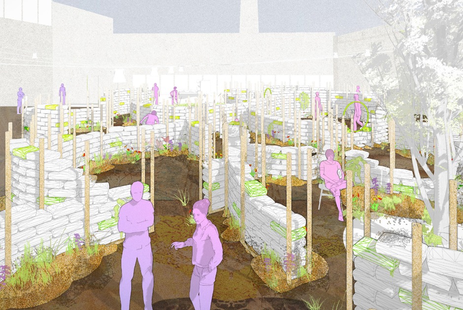 «La casa del encuentro con el otro» por Arquitecturas Afectivas. Imagen corestía de Arquitecturas Afectivas 